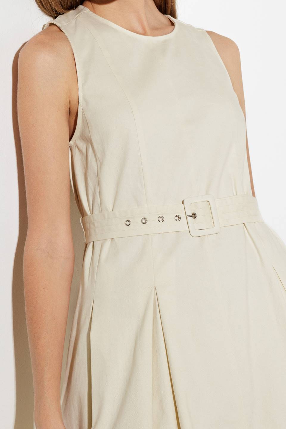 OVER THE WATERS WOVEN MIDI DRESS Flying Tomato